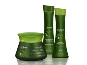 Kit Relax Reconstrução Cabelos C Química Manutenção AntiDanos Cabelos Alisados Relaxados Pranchados