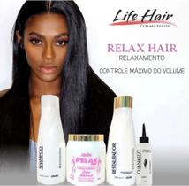 Kit Relaxamento Capilar Lithium Professional Life Hair Alisamento