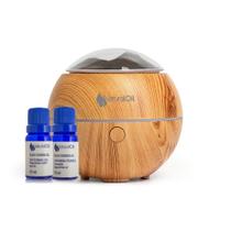 Kit Relaxamento Natural Oil com 2 Óleos Essenciais 100 Puros e Difusor Elétrico de Ambientes 100ml Kit Relaxamento Natural Oil com 2 Óleos Essenciais 100 Puros e Difusor Elétrico de Ambientes 100ml
