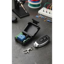 Kit Relé 12V 1 Canal RF 433MHz c/ Controle Automação Kit Relé 12V 1 Canal RF 433MHz c/ Controle Automação