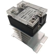 Kit Relé de Estado Sólido SSR 25a e Base Dissipador de Calor