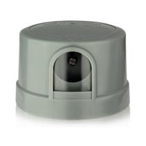 Kit Relé Fotoelétrico 220V com Base Ajustável Foxlux para Iluminação Automática em Fachadas, Jardins, Garagens e Ambientes Externos Protegidos