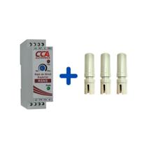 Kit Relé para Controle de Nível RSNS 220Vca - Superior(Enchimento) + 3 Eletrodos Kit Relé para Controle de Nível RSNS 220Vca - Superior(Enchimento) + 3 Eletrodos