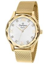 Kit Relógio Champion CN27465E Feminino Dourado Colar Brinco Kit Relógio Champion CN27465E Feminino Dourado Colar Brinco