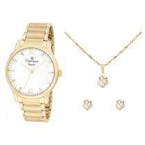 Kit Relógio Champion Feminino CN25529W com Colar e Brincos Kit Relógio Champion Feminino CN25529W com Colar e Brincos
