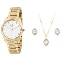 Kit Relógio Champion Feminino CN25734W com Colar e Brincos Kit Relógio Champion Feminino CN25734W com Colar e Brincos