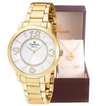 Kit Relogio Champion Feminino Elegance + Conjunto Semi Joia CN24904W Kit Relogio Champion Feminino Elegance + Conjunto Semi Joia CN24904W