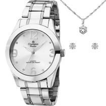 Kit Relógio Champion Feminino Passion com Colar e Brincos CH24268B