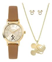 Kit Relogio Condor Disney Colar Brincos Mimos Sutilezas CO2035NJMKI5X