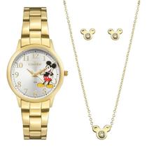 Kit Relógio Condor Disney Mickey Feminino CO2035NGS/K4K Dourado