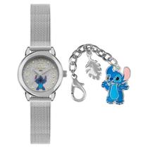 Kit Relógio Condor Disney Stitch Feminino CO2035NXG /K4K Prata Kit Relógio Condor Disney Stitch Feminino CO2035NXG /K4K Prata