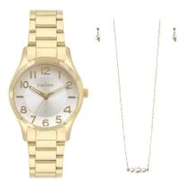 Kit Relógio Condor Eternal Dourado CO2036MVHK4C Feminino