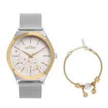 Kit relógio condor feminino co2036kxs/k5k