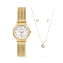 Kit Relógio Condor Feminino Mimos E Sutilezas Dourado - CO2035NEN/K4D Kit Relógio Condor Feminino Mimos E Sutilezas Dourado - CO2035NEN/K4D
