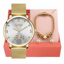 Kit Relógio Condor Feminino Mimos E Sutilezas Dourado CO2035NGC/K4K Kit Relógio Condor Feminino Mimos E Sutilezas Dourado CO2035NGC/K4K