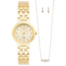 Kit Relógio Condor Feminino Mini Dourado - CO2035NWZ/K4D Kit Relógio Condor Feminino Mini Dourado - CO2035NWZ/K4D