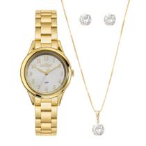 Kit Relógio Condor Feminino Mini Dourado - CO2035OAH/K4K