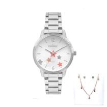 Kit Relógio Condor Feminino Prata Copc21Aedu/K4K Colar Kit Relógio Condor Feminino Prata Copc21Aedu/K4K Colar