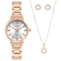 Kit Relógio CONDOR Feminino Rosé CO2035NBI/K4J
