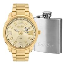Kit Relógio Condor Masculino Speed Dourado - CO2115NCA/K4X
