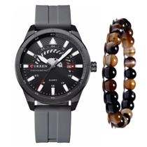 Kit Relógio Curren Masculino Esportivo Analógico Luxo + Pulseira Kit Relógio Curren Masculino Esportivo Analógico Luxo + Pulseira
