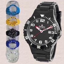 Kit Relógio de Pulso Champion Troca Pulseira Feminino Masculino Analógico Esportivo CP30119X - B Kit Relógio de Pulso Champion Troca Pulseira Feminino Masculino Analógico Esportivo CP30119X - B