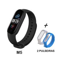 kit Relogio Digital Smart Band M5 Monitor Fit + 2 Pulseiras - Fit Pro