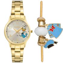 Kit Relógio Disney CONDOR Feminino Dourado CO2035NGV/K4K