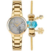 Kit Relógio Disney CONDOR Feminino Dourado CO2035NOI/K4K Kit Relógio Disney CONDOR Feminino Dourado CO2035NOI/K4K