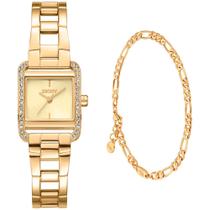 Kit Relógio DKNY (Donna Karan New York) Feminino com Semijoia DK1L143M0035
