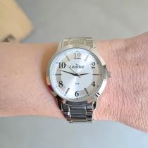 Kit Relógio feminino Condor prata 36mm dia a dia Kit Relógio feminino Condor prata 36mm dia a dia