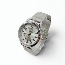 Kit Relógio feminino Condor prata dia a dia 36mm