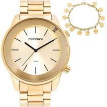 Kit Relógio Feminino Mondaine + Pulseira 32149Lpmkde1