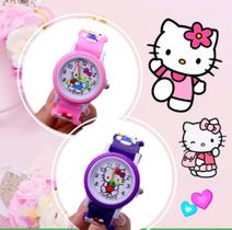 Kit Relógio Infantil Analógio Menina Princesa Disney Desenho 3D Silicone Quartz + Conjunto Colar e Brincos Anel Miçangas Kit Relógio Infantil Analógio Menina Princesa Disney Desenho 3D Silicone Quartz + Conjunto Colar e Brincos Anel Miçangas