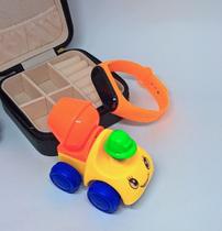 Kit Relógio Infantil Digital Esportivo + Carrinho Contrução