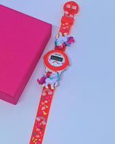 Kit Relógio Infantil Digital Menina Desenho Animado Disney Sereia Unicórnio + Conjunto Colar e Pulseira Anel Miçangas Kit Relógio Infantil Digital Menina Desenho Animado Disney Sereia Unicórnio + Conjunto Colar e Pulseira Anel Miçangas