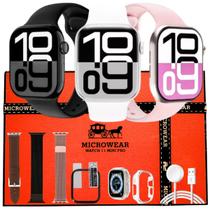 Kit Relógio Inteligente W11 Mini Pro Tela Amoled 1Gb Ilha Dinamica Pulseira Extra Pelicula Case Kit Relógio Inteligente W11 Mini Pro Tela Amoled 1Gb Ilha Dinamica Pulseira Extra Pelicula Case