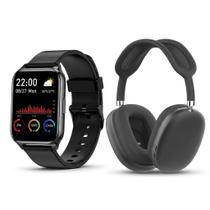 Kit Relogio Lançamento Smartwatch Ecossistema Xiaomi, Haylou Watch 2 Pro A Prova Dagua mais fone bluetooth 5.3 max sem Fio
