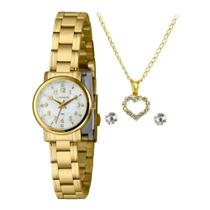 Kit Relógio Lince Feminino Analógico LRGH174L25 K02EB2KX Kit Relógio Lince Feminino Analógico LRGH174L25 K02EB2KX