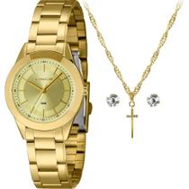 Kit Relógio Lince Feminino com Colar e Brincos LRG4745L34K01WC1KX Kit Relógio Lince Feminino com Colar e Brincos LRG4745L34K01WC1KX