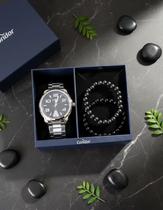 Kit Relógio masculino Condor prata speed 48mm CO2115MYKK4A Kit Relógio masculino Condor prata speed 48mm CO2115MYKK4A