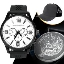 Kit Relógio Masculino numérico analógico presente Kit Relógio Masculino numérico analógico presente