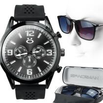Kit Relógio Masculino Premium + Óculos Spaceman Orizom