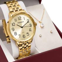 Kit Relógio Mondaine Feminino com Colar e Brincos 32599LPMKDE1K1 Kit Relógio Mondaine Feminino com Colar e Brincos 32599LPMKDE1K1