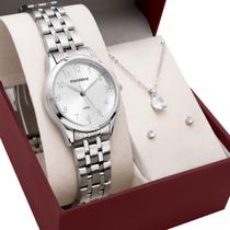 Kit Relógio Mondaine Feminino com Colar e Brincos 32608L0MKNE2K1