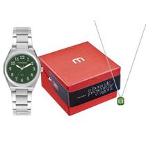 Kit Relógio Mondaine Feminino Cristais Prata com Semijoias 32920L0MKNE3K1 Kit Relógio Mondaine Feminino Cristais Prata com Semijoias 32920L0MKNE3K1