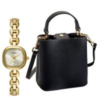 Kit Relógio Mondaine Feminino Mini Dourado 99882LPMKDM1 Kit Relógio Mondaine Feminino Mini Dourado 99882LPMKDM1