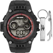 Kit Relógio Mormaii Masculino Wave com Chaveiro MOLCDAAQD/K8P