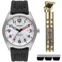 Kit Relógio Orient Masculino + Aparador De Cabelo