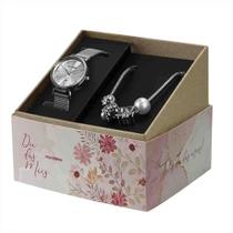 Kit Relógio Prata Mondaine Com Pulseira 32363L0MKNE2K1